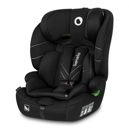 Scaun auto, Lionelo, Levi One i-Size, Universal, Instalare FWF, Cu tetiera reglabila in 10 pozitii, Cu spatar detasabil, 76-150 cm, Conform cu R129, Negru [2]