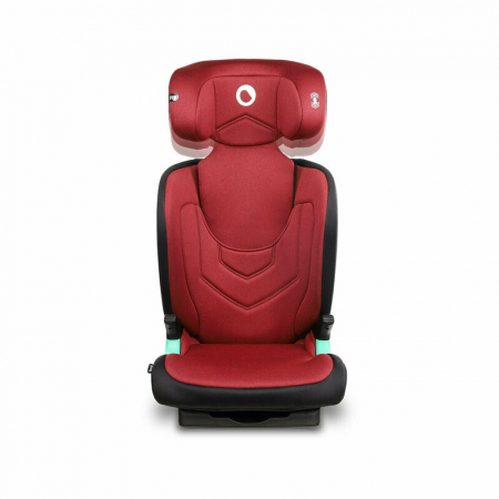 Scaun auto, Lionelo, Neal Burgundy, Spatar reglabil, Baza i-size, 15-36 Kg, cu Isofix, Conform cu standardul european de securitate ECE R129, Rosu [9]