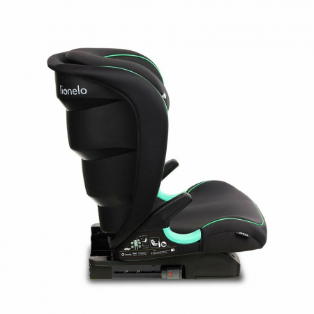 Scaun auto, Lionelo, Neal Onix, Spatar reglabil, Baza i-size, 15-36 Kg, cu Isofix, Conform cu standardul european de securitate ECE R129, Negru [17]