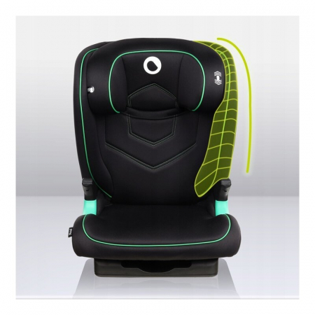 Scaun auto, Lionelo, Neal Onix, Spatar reglabil, Baza i-size, 15-36 Kg, cu Isofix, Conform cu standardul european de securitate ECE R129, Negru [21]