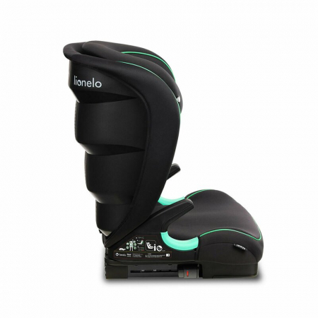Scaun auto, Lionelo, Neal Onix, Spatar reglabil, Baza i-size, 15-36 Kg, cu Isofix, Conform cu standardul european de securitate ECE R129, Negru [15]