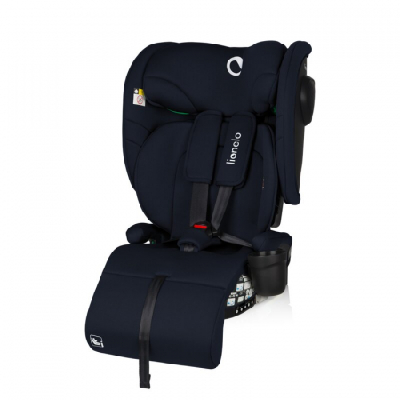 Scaun auto pliabil, Lionelo, Nelly, i-Size, 76- 150 cm, Tetiera reglabila in 15 pozitii, Spatar reglabil in 4 pozitii, Sisteme de fixare Isofix si Top Tether, Sezut lat si confortabil, Conform cu ECE  [6]