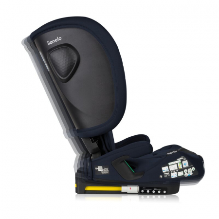 Scaun auto pliabil, Lionelo, Nelly, i-Size, 76- 150 cm, Tetiera reglabila in 15 pozitii, Spatar reglabil in 4 pozitii, Sisteme de fixare Isofix si Top Tether, Sezut lat si confortabil, Conform cu ECE  [18]