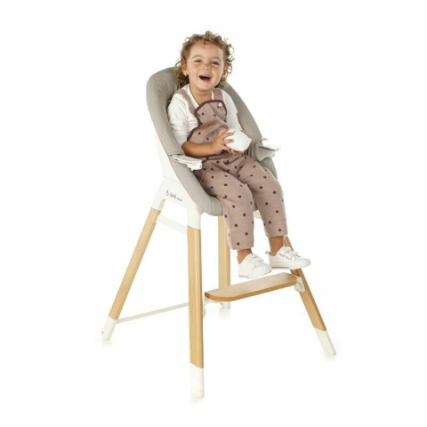 Scaun de masa evolutiv Woody, Jane, De la 6 luni la 8 ani, Din lemn, Husa lavabila, Conform cu EN 14988:2017 + A1:2020 si EN 17191:2021, Botanic [5]