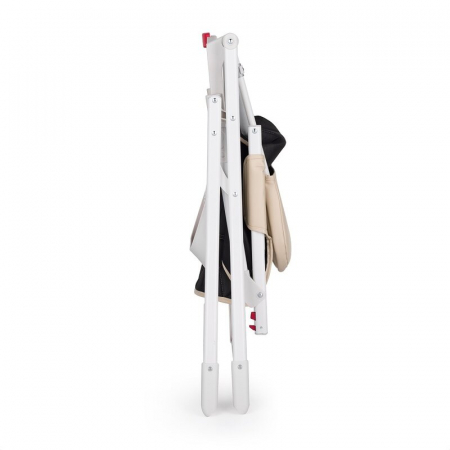 Scaun de masa, Feedo, Bite, Pliabil, Pana la 15 kg, Aspect elegant, Suport de picioare ajustabil, Cu tavita detasabila, 6- 36 luni, Conform cu EN14988-2:2006+A1:2012, Pastel Beige [4]