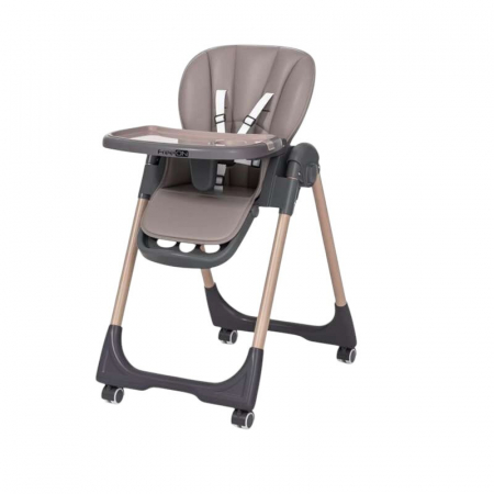 Mobilier si Lenjerie - Scaun de masa, FreeON, Kai,Pana la 15 kg, Inaltime reglabila in 8 pozitii, Suport de picioare reglabil in 3 pozitii, Reglare spatar in 4 pozitii, Cu tavita reglabila, 6-36 luni, Coffee