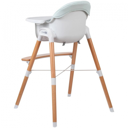 Scaun de masa, FreeON, Tin, 2 in 1 reglabil, Cu tavita si husa detasabile, Suport pentru picioare reglabil, Conform cu standardul european de securitate EN 14988:2017+A1:2020, Light Green [11]
