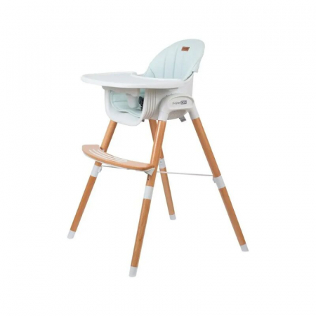 Scaun de masa, FreeON, Tin, 2 in 1 reglabil, Cu tavita si husa detasabile, Suport pentru picioare reglabil, Conform cu standardul european de securitate EN 14988:2017+A1:2020, Light Green [5]