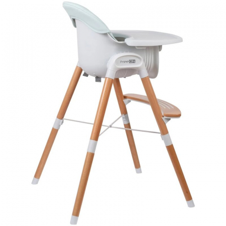 Scaun de masa, FreeON, Tin, 2 in 1 reglabil, Cu tavita si husa detasabile, Suport pentru picioare reglabil, Conform cu standardul european de securitate EN 14988:2017+A1:2020, Light Green [14]