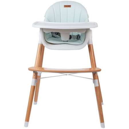 Scaun de masa, FreeON, Tin, 2 in 1 reglabil, Cu tavita si husa detasabile, Suport pentru picioare reglabil, Conform cu standardul european de securitate EN 14988:2017+A1:2020, Light Green [2]