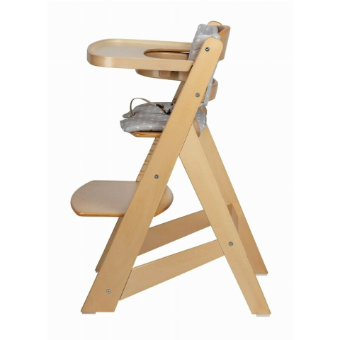 Scaun de masa, FreeON, Toby Plus, 6 luni - 15 Kg, Reglabil pe inaltime, Pernuta, Tavita detasabila, Suport de picioare reglabil, Natur [3]