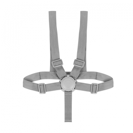 Scaun de masa, Lionelo, Dalia, 2 in 1, Transformabil, Cu 2 suporturi pentru picioare, Cu tavita detasabila, Sustine 60 kg, 6 luni+, Conform cu EN14988, Gri [16]