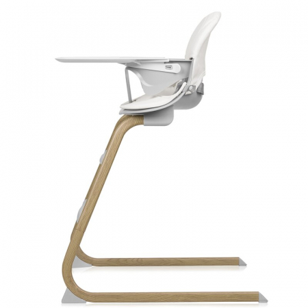 Scaun de masa, Lionelo, Dalia, 2 in 1, Transformabil, Cu 2 suporturi pentru picioare, Cu tavita detasabila, Sustine 60 kg, 6 luni+, Conform cu EN14988, Gri [5]