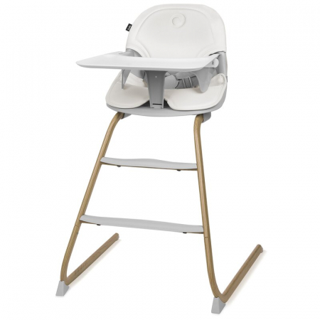 Mobilier si Lenjerie - Scaun de masa, Lionelo, Dalia, 2 in 1, Transformabil, Cu 2 suporturi pentru picioare, Cu tavita detasabila, Sustine 60 kg, 6 luni+, Conform cu EN14988, Gri