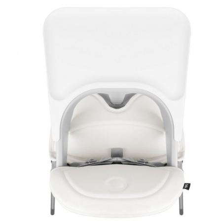 Scaun de masa, Lionelo, Dalia, 2 in 1, Transformabil, Cu 2 suporturi pentru picioare, Cu tavita detasabila, Sustine 60 kg, 6 luni+, Conform cu EN14988, Gri [15]