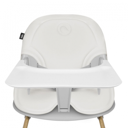 Scaun de masa, Lionelo, Dalia, 2 in 1, Transformabil, Cu 2 suporturi pentru picioare, Cu tavita detasabila, Sustine 60 kg, 6 luni+, Conform cu EN14988, Gri [8]