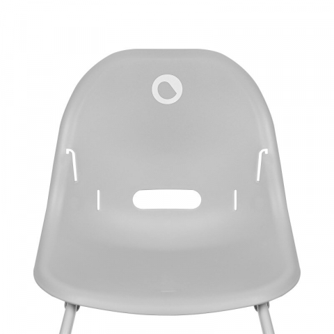 Scaun de masa, Lionelo, Dalia, 2 in 1, Transformabil, Cu 2 suporturi pentru picioare, Cu tavita detasabila, Sustine 60 kg, 6 luni+, Conform cu EN14988, Gri Stone [18]