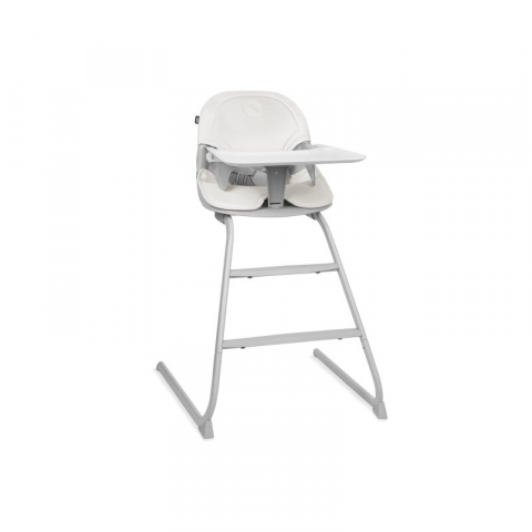 Mobilier si Lenjerie - Scaun de masa, Lionelo, Dalia, 2 in 1, Transformabil, Cu 2 suporturi pentru picioare, Cu tavita detasabila, Sustine 60 kg, 6 luni+, Conform cu EN14988, Gri Stone