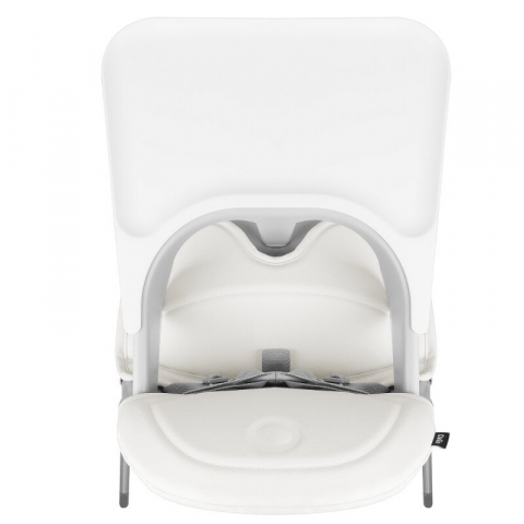 Scaun de masa, Lionelo, Dalia, 2 in 1, Transformabil, Cu 2 suporturi pentru picioare, Cu tavita detasabila, Sustine 60 kg, 6 luni+, Conform cu EN14988, Gri Stone [8]