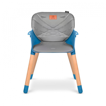 Scaun de masa, Lionelo, Koen, Din fag, 2 in 1, Transformabil, Sustine 30 kg, 6 luni+, Conform cu standardul european de securitate EN14988, Albastru [8]