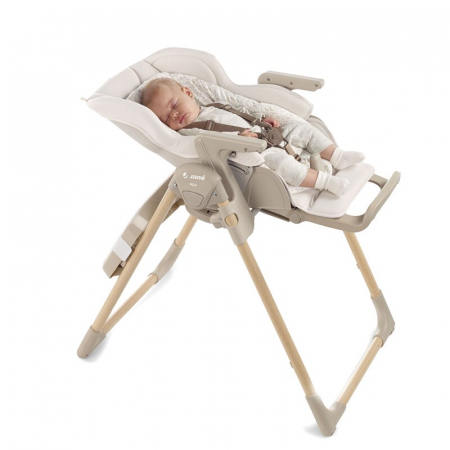 Scaun de masa si Balansoar, Jane, Mila 2 in 1, Transformabil, Multifunctional, 0 luni+, Conform cu standardele europene de securitate EN 14988:2017 + A1:2020EN 12790:2023, Botanic [4]