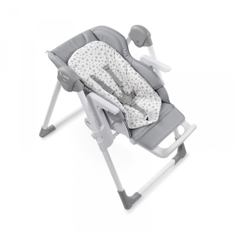 Scaun de masa si Balansoar, Jane, Mila 2 in 1, Transformabil, Multifunctional, Cu husa din imitatie piele, 0 luni+, Conform cu EN 14988:2017 + A1:2020EN 12790:2023, Iris [1]