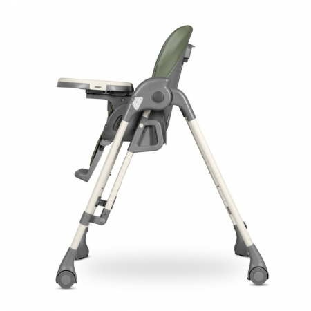 Scaun de masa si balansoar, Lionelo, Laurice, 2 in 1, Transformabil, Multifunctional, Inaltime si spatar reglabile, Cu melodii de leagan, 0 luni+, Conform cu standardele europene de securitate EN 1498 [24]