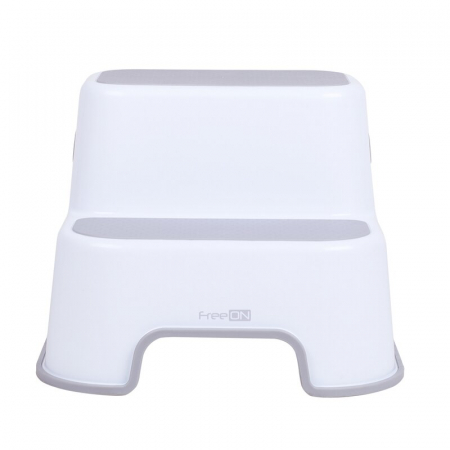 Scaunel Inaltator, FreeON, Pentru WC, In Doua Trepte, Suprafata antiderapanta, White & Grey [5]