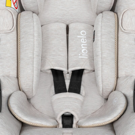 Scoica auto, Lionelo, Moxie, i-Size, Include baza rotativa 360 cu picior de fixare, 40-87 cm, Tetiera reglabila, intarita cu spuma de memorie, Carcasa ventilata, Din bambus, Protectie avansata, Confor [12]