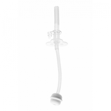Alaptare si Hranire - Set 2 paie, Bocioland, Silicon, Potrivit pentru cana cu manere Bocioland, 6 luni+, Transparent