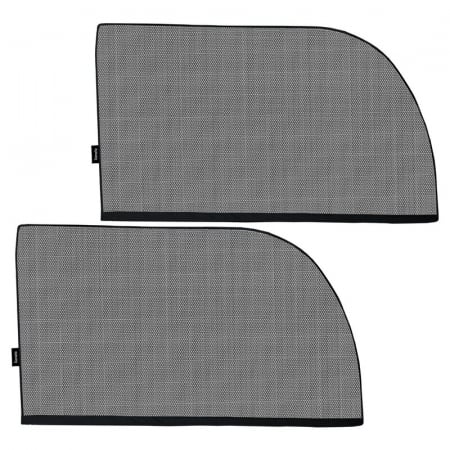 Transport si Relaxare - Set 2 parasolare auto, Lionelo, Sunblocker, Universale, Instalare usoara, Negru