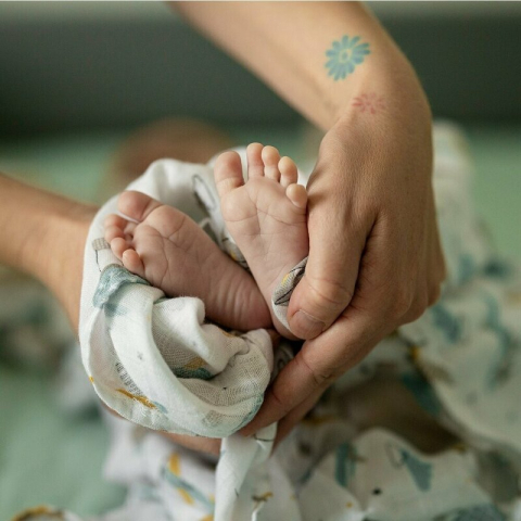 Set 2 scutece, Petite&Mars, Misty, Din muselina de bambus, Hipoalergenice, Dimensiuni mari, 120 x 120 cm, Certificate Oeko Tex Standard 100, Forest Fox [6]