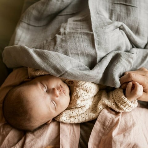 Set 2 scutece, Petite&Mars, Misty, Din muselina de bambus, Hipoalergenice, Dimensiuni mari, 120 x 120 cm, Certificate Oeko Tex Standard 100, Pink Meadow [4]