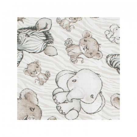 Set 3 scutece, New Baby, Multifunctionale, Din bumbac 100%, Material certificate Oeko Tex Standard 100, 70x80 cm, Multicolor [4]