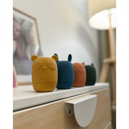 Set 4 jucarii de baie, Petite&Mars, Amigos, Din silicon, Fara BPA, 6 luni+, Multicolor [3]