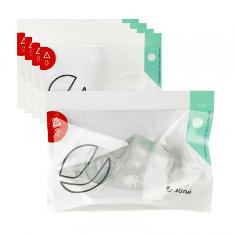 Alaptare si Hranire - Set 5 pungi de sterilizare, Jane, Pentru microunde, Gata in 90 de secunde, 28 x 21 cm