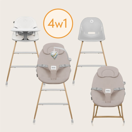 Set balansoar si scaun de masa, Lionelo, Dalia, Scaun cu 2 suporturi pentru picioare, Cu tavita, Balansoar 4 in 1 cu inaltime reglabia si bara cu jucarii, Conform cu EN14988, EN1888-1 EN1888-2, EN1466 [40]