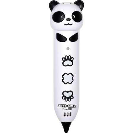 Jucarii si Jocuri - Set Creion 3D si Filament colorat de 20 m, Free2Play, Panda