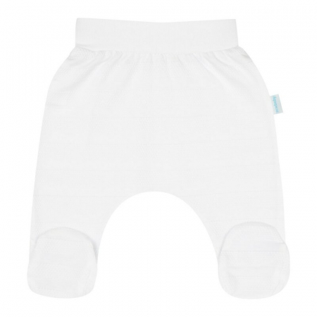 Set pentru bebe, New Baby, I AM, 7 piese, Cu botosei, jacheta maneca lunga, caciulita, body cu maneca lunga, pantalonasi si salopeta cu botosei si manusi, 100% bumbac, Marime 56, 0-3 luni, White [4]