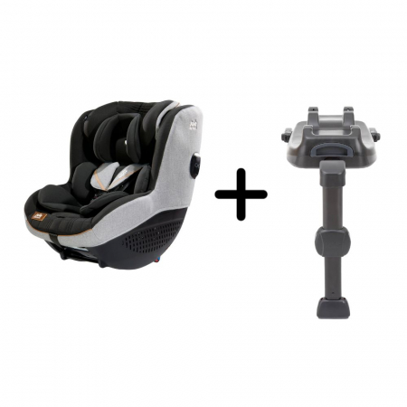 Transport si Relaxare - Set scaun auto i-Size Joie i-Quest Signature Carbon, 40-105 cm + Baza i-Size i-Base LX 2, certificat R129