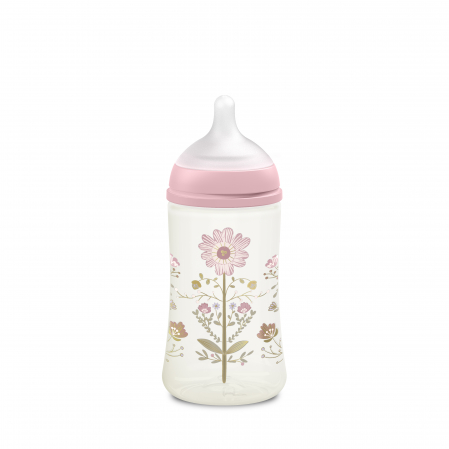 Set Suavinex biberon 270 ml + suzetă + lănțișor suzetă Gold Premium [2]