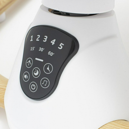 Sezlong balansoar, New Baby, Smart, Pana la 9 kg, Include cronometru si detector de miscare, Cu 5 viteze de leganare, Cu sunete si melodii, Cu 2 jucarii, 0 lun+, Grey [3]