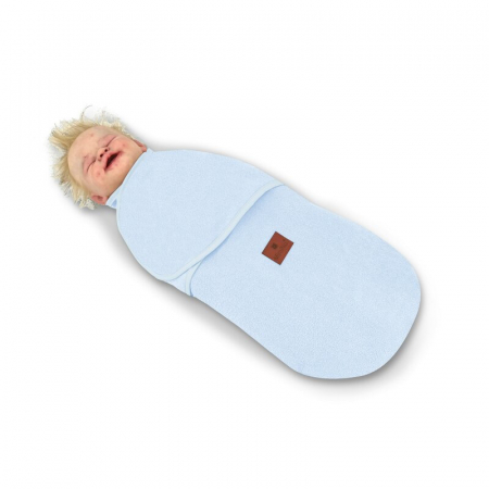 Sistem de infasare, MimiNu, Pentru bebe, 0 - 3 luni, Din tesatura thermofrotte, Blue [2]