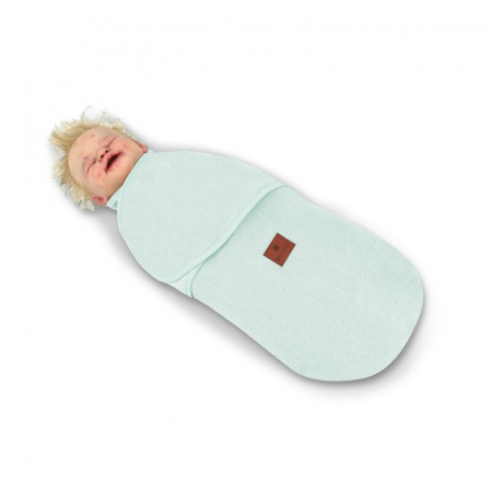 Sistem de infasare, MimiNu, Pentru bebe, 0 - 3 luni, Din tesatura thermofrotte, Cold Mint [2]