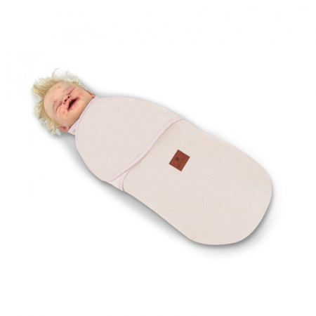 Sistem de infasare, MimiNu, Pentru bebe, 0 - 3 luni, Din tesatura thermofrotte, Powder Pink [2]
