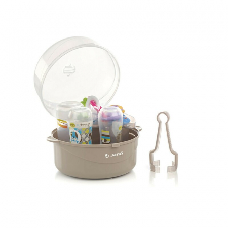 Alaptare si Hranire - Sterilizator microunde, Jane, Capacitate 6 biberoane, BPA Free, 16.5 cm x 20 cm