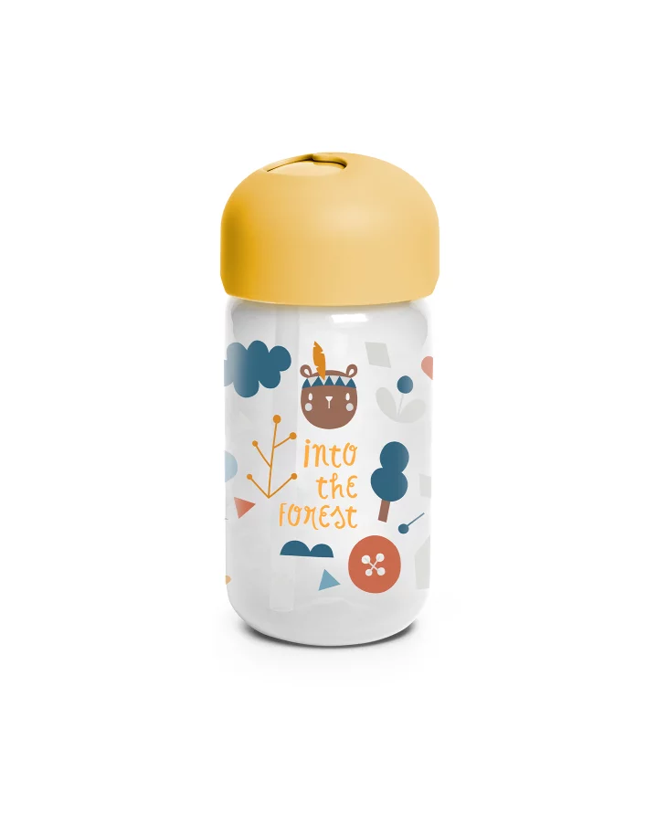 Sticlă de apă cu pai Suavinex Forest 340 ml [1]
