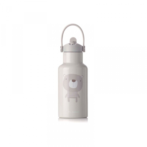 Alaptare si Hranire - Sticla termos lichide, Jane, Din otel inoxidabil, Cu mentinere de temperatura de pana la 12 ore, 350 ml, Bpa Free, Conform cu EN 1186:2022EN 12546-1:2000UNE EN 14372:2005, Sand
