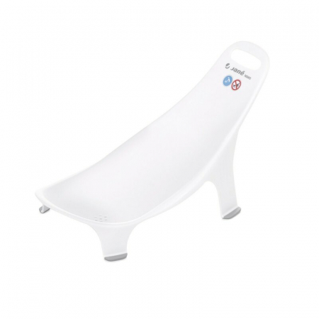 Baie si Igiena - Suport pentru baie ergonomic, Jane, Nemo, De la nastere, Cu maner, Conform cu standardul european de siguranta EN 17022:2018, White
