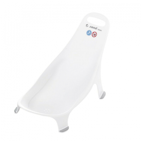 Suport pentru baie ergonomic, Jane, Nemo, De la nastere, Cu maner, Conform cu standardul european de siguranta EN 17022:2018, White [1]